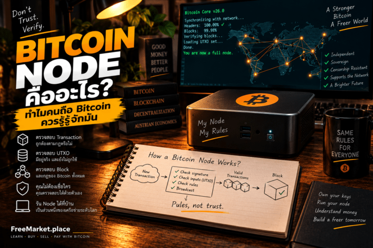 Bitcoin Node คืออะไร ทำไมคนถือ Bitcoin ควรรู้จักมัน