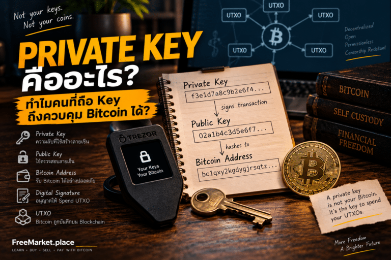 Private Key คืออะไร ทำไมคนที่ถือ Key ถึงควบคุม Bitcoin ได้