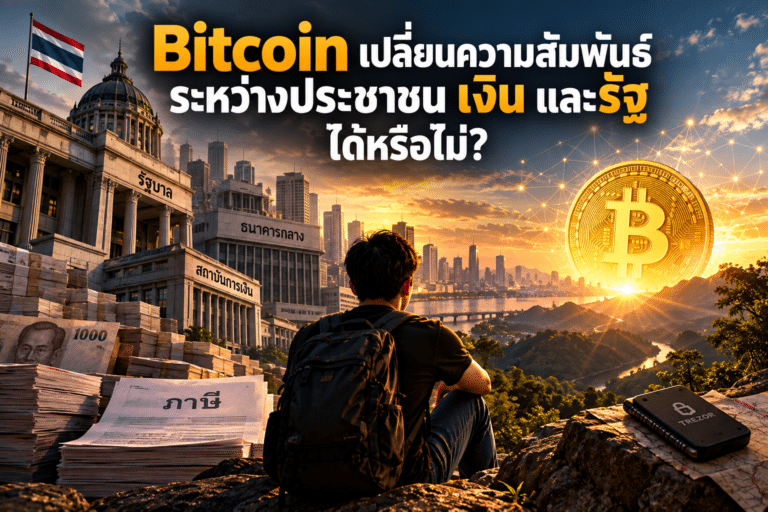 Bitcoin เงิน และรัฐ ความสัมพันธ์ระหว่างประชาชน ระบบการเงิน และ Bitcoin